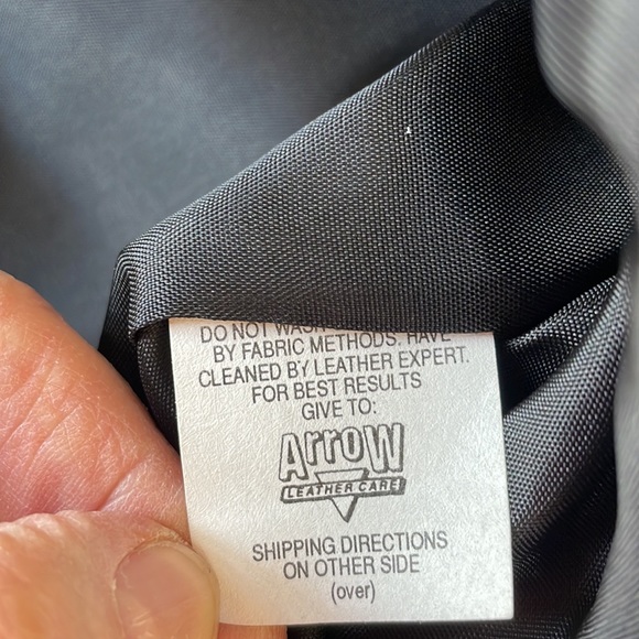 CHAR vintage woman’s black suede jacket Lady Liberty & Flag, fur, 8, EUC - Picture 11 of 12